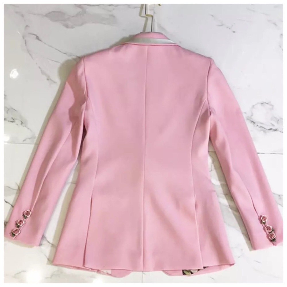 Gorgeous Pink Blazer Jacket The Jossee - Picture 5 of 9